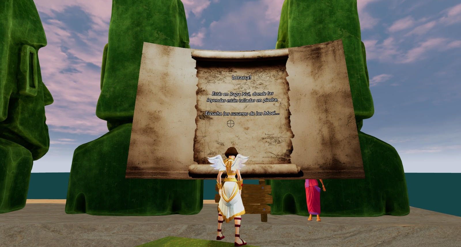 Moai Statues at Easter Island in VR