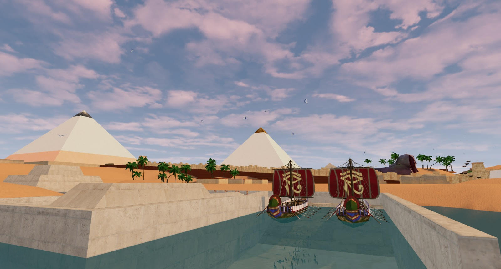 VR Exploration of the Giza Pyramids