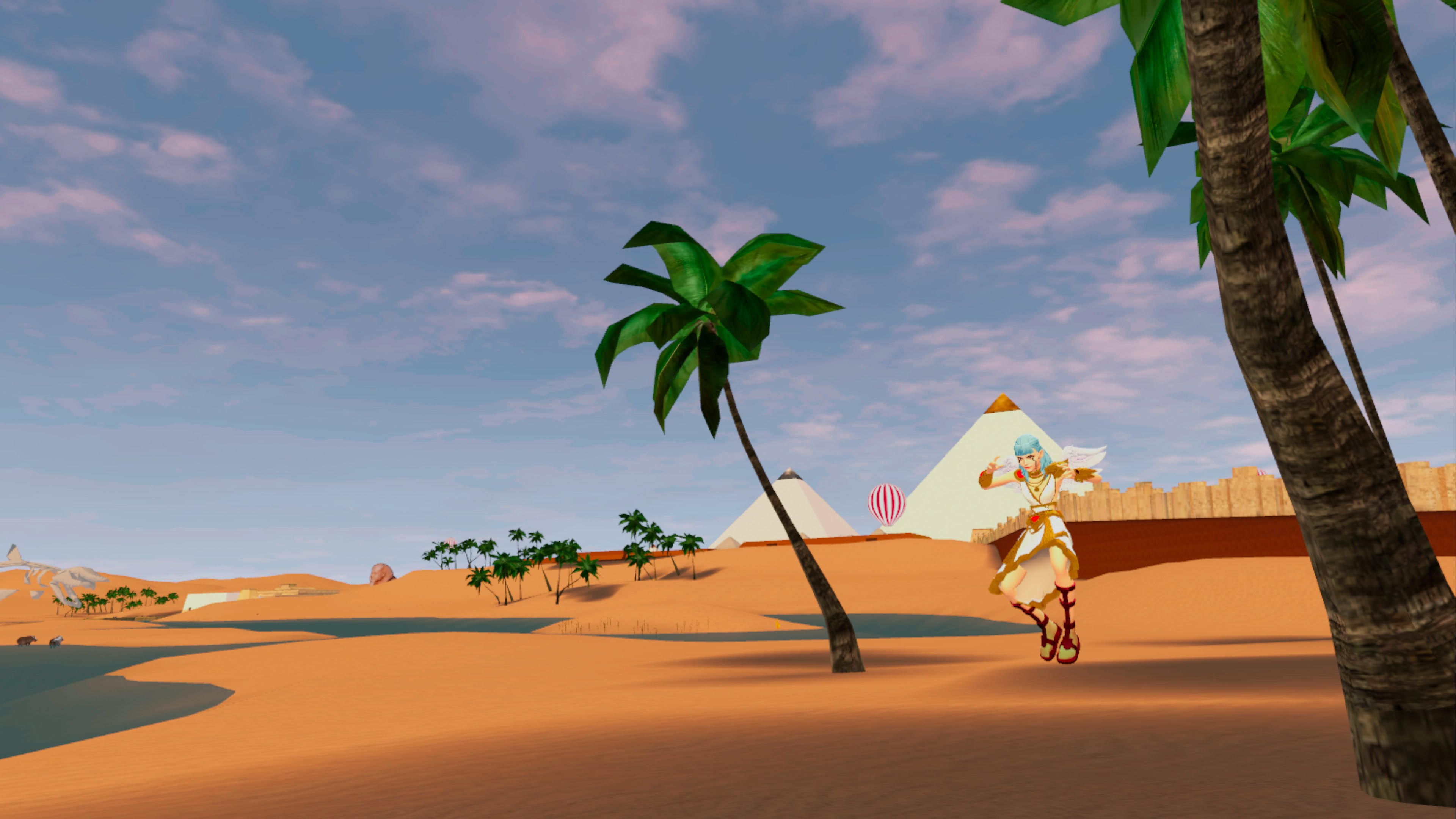 Pyramids of Giza at Sunset VR Travel